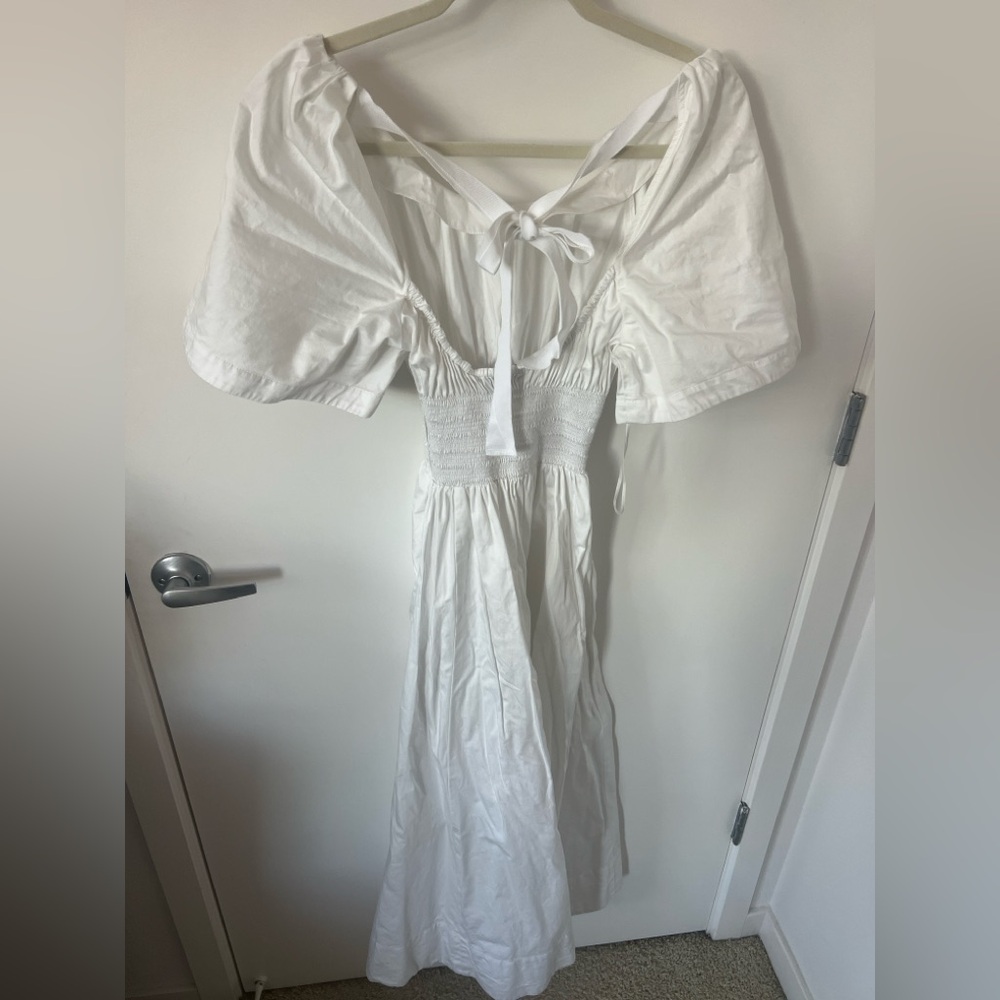 La Ligne Claire dress White Cotton Pockets - Picture 6 of 9
